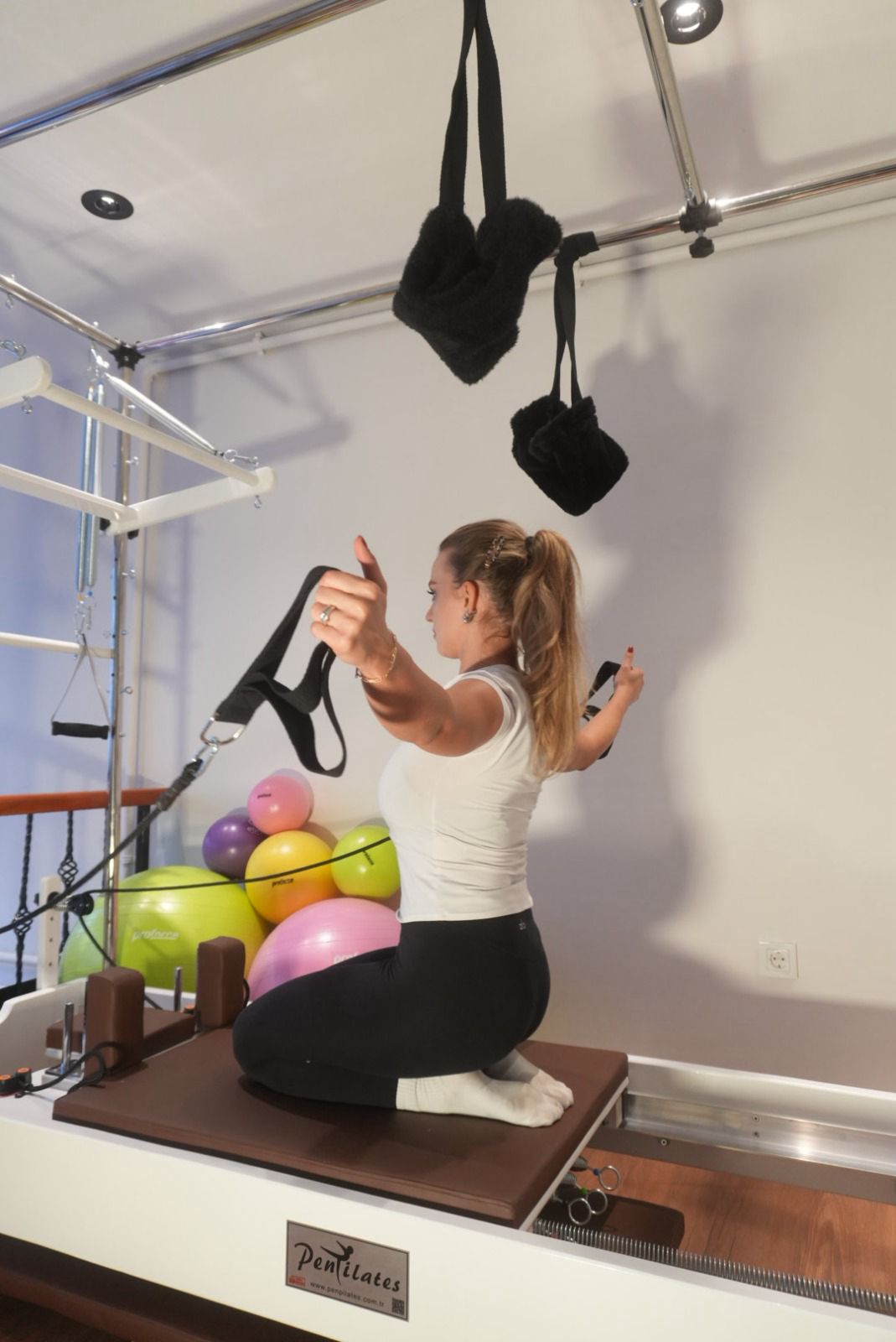 TechnoFit'te pilates çalışması